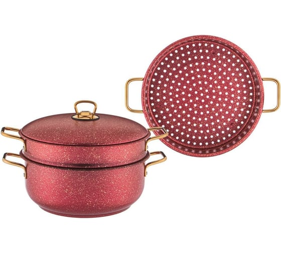Кастрюля-мантоварка AGNESS Red Qeen 936-133