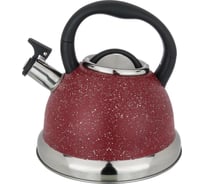 Чайник AGNESS RED MARBLE со свистком 937-029