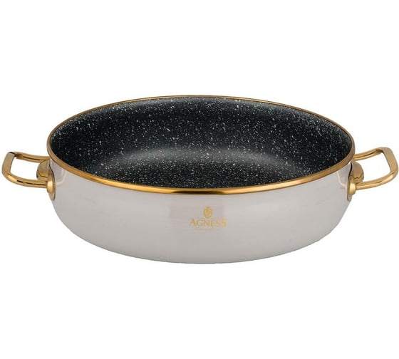 Эмалированный сотейник AGNESS 950-294