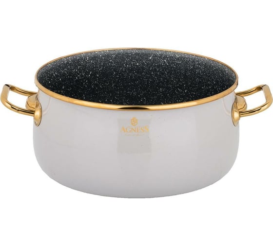 Эмалированная кастрюля AGNESS 950-292