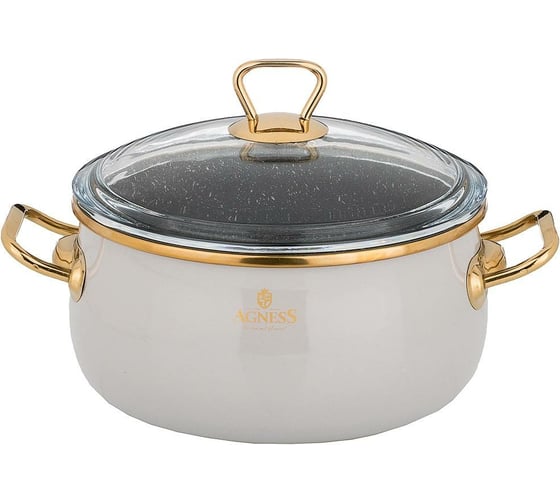 Эмалированная кастрюля AGNESS 950-291