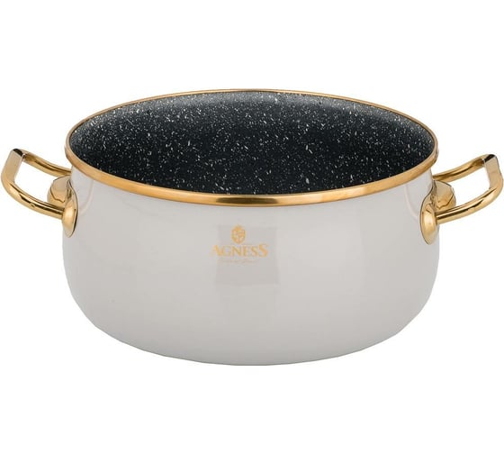 Эмалированная кастрюля AGNESS 950-291
