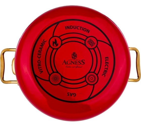 Эмалированная кастрюля AGNESS 950-212