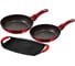 Набор посуды BerlingerHaus Burgundy Metallic Line 3 предмета 1668-BH 3