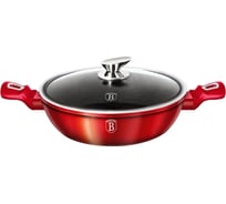 Сковорода BerlingerHaus Burgundy Metallic Line с крышкой, 32 см 1264-BH