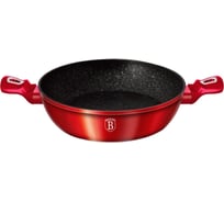 Сотейник BerlingerHaus Burgundy Metallic Line с крышкой, 24 см 1262-BH