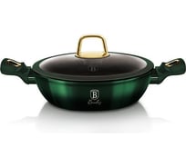 Сковорода BerlingerHaus Emerald Collection с крышкой, 28 см 6060-BH