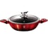 Сотейник BerlingerHaus Black-burgundy Metallic Line с крышкой, 28 см 1626N-BH 1