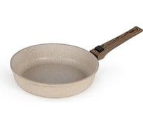 Сковорода FERCASTI Cream Marble 24 см, глубокая, съемная ручка, литой алюминий, бежевый F/КРЕ-24-СР
