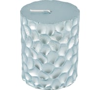 Свеча Deco Christmas Iceberg 80х65 мм голубая Волшебная страна 103389