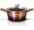 Кастрюля BerlingerHaus Rosegold Noir Metallic Line с крышкой, 20 см 1894-BH 1