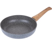 Сковорода FERCASTI глубокая, 26 см, литой алюминий, съемная ручка, серый мрамор F/МР26-СР/2-М