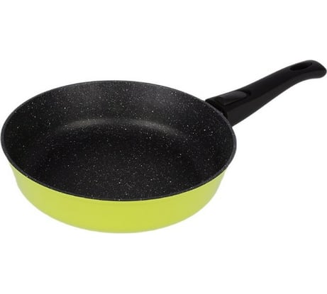 Сковорода FERCASTI Color глубокая, 24 см, съемная ручка, литой алюминий, зелёный F/К-24-GR-СР