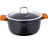 Кастрюля BerlingerHaus Granit Diamond Line с крышкой, 30 см 1097-BH