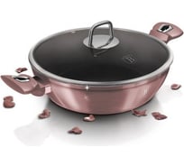 Сковорода BerlingerHaus I-Rose Edition с крышкой, 28 см 6037-BH