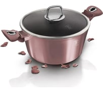 Кастрюля BerlingerHaus I-Rose Edition с крышкой, 24 см 6035-BH