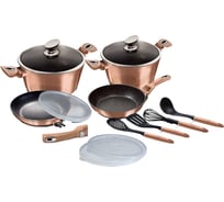 Набор посуды BerlingerHaus Rosegold Line 13 предметов 7058-BH