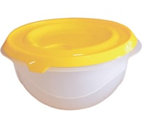 Пищевой контейнер с крышкой Каменскволокно желтый, 2л 00000030646