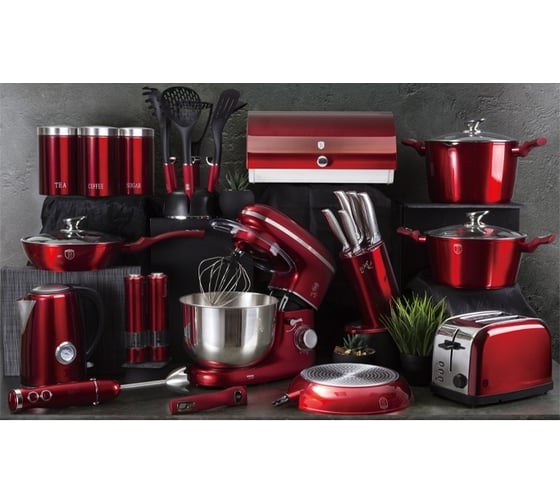 Электрическая перцемолка BerlingerHaus Burgundy Metallic Line 1+1 7217-BH