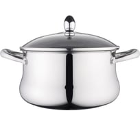 Кастрюля Bella Cucina со стеклянной крышкой, 5.1 л, 22 см 2124-BC