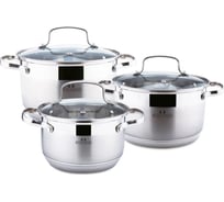 Набор посуды Bella Cucina 6 предметов, 2.1 л, 3 л, 3.9 л 2018-BC
