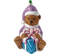 Ёлочное украшение Магия праздника ПЛЮШЕВЫЙ МИШКА 13 см MAG1990