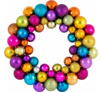 Украшение Волшебная страна Венок из шариков 33 см SYCB17-622 003411