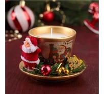 Подарочная свеча Дарим Красиво "Merry Christmas" 3664992