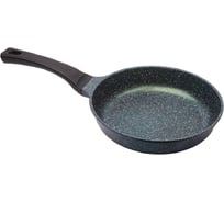 Сковорода Горница МЕГАПОЛИС 220/51 мм, пластиковая ручка, антипригарное покрытие, изумруд ТП3404