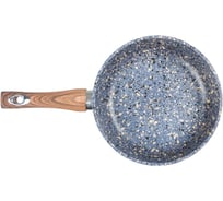 Сковорода Горница SEA 220/55 мм, пластиковая ручка, антипригарное покрытие ТП15943