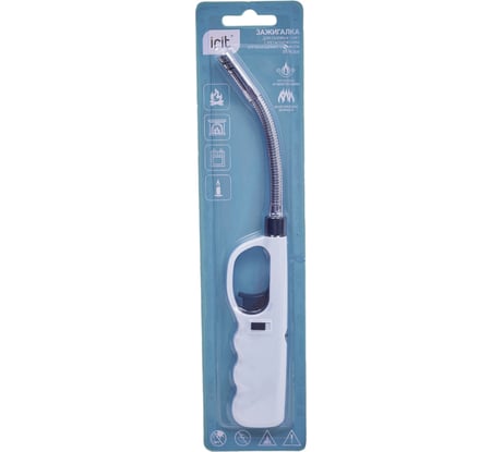 Универсальная зажигалка для газовых плит с металлическим изгибающимся стержнем IRIT IR-9066