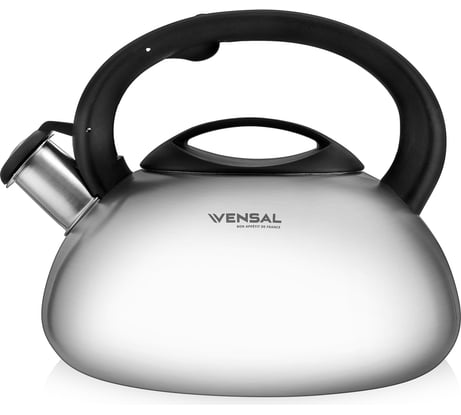 Чайник VENSAL Savour 3.0 л, ручка из термостойкого пластика, система открывания на ручке VS3007