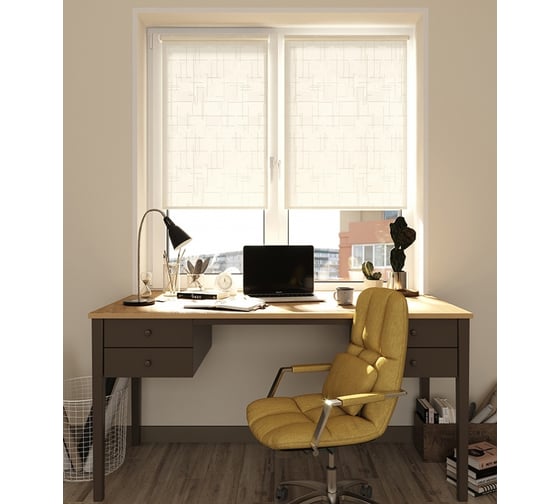 Мини-ролета LEGRAND Акцент 98x175 см бежевый 58069877