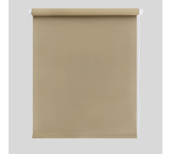 Мини-ролета LEGRAND Блэкаут 52x175 см карамель 58084383 1