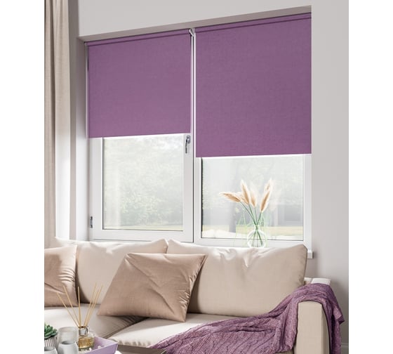 Мини-ролета LEGRAND Блэкаут 61.5x175 см пурпур 58067581