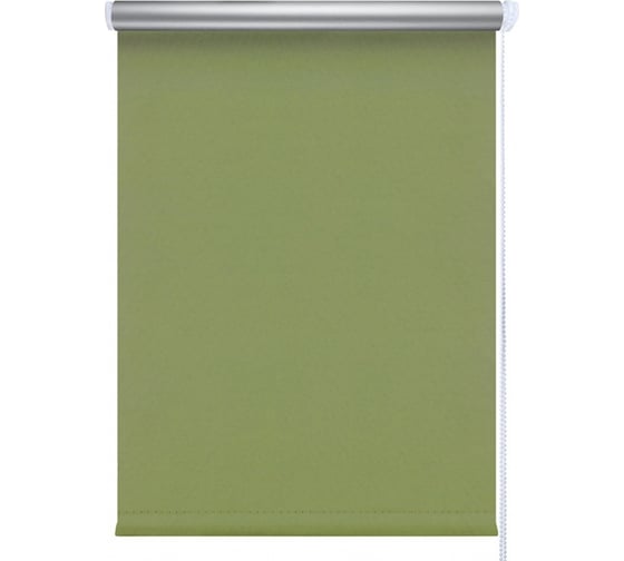 Мини-ролета LEGRAND Блэкаут сильвер 38x175 см зеленый 58089686 1