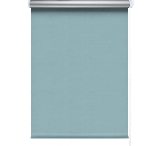 Мини-ролета LEGRAND Блэкаут сильвер 52x175 см бирюзовый 58089849 1