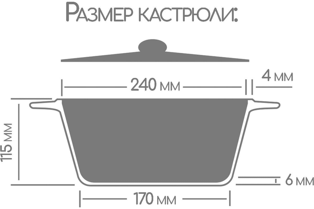 Кастрюля Горница 3 л, антипригарное покрытие ПС2375 - выгодная цена ...