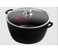 Кастрюля Горница Гранит 7 л, литая ручка, с крышкой, СП2779