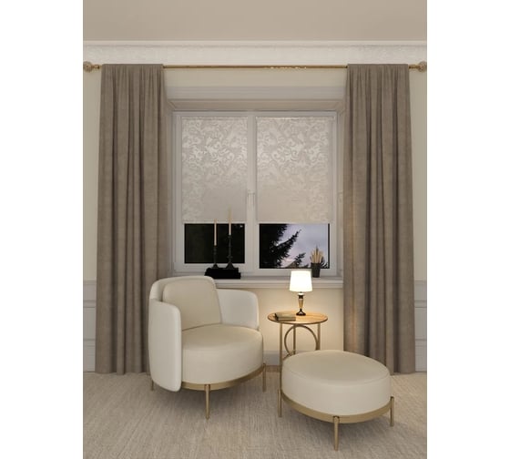 Мини роллета LEGRAND Севилия 120 на 175, какао ГП 58080821