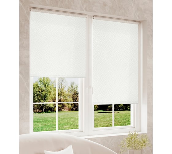 Мини-ролета LEGRAND Бриз 38x175 см снежно-белый 58076107