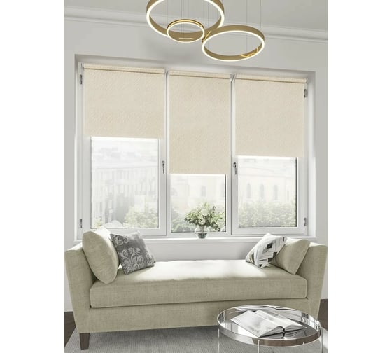 Мини-ролета LEGRAND Бриз 42.5x175 см кремовый 58068759