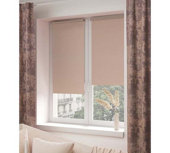 Мини-ролета LEGRAND Лайт 47x175 см миндаль 58095115