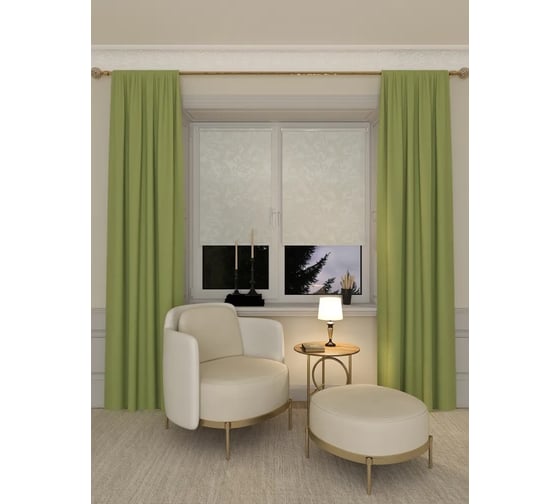 Мини роллета LEGRAND Севилия 120 на 175, фисташка ГП 58080834