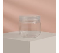 Баночка для хранения ONLITOP 100мл d5,8*5,5см прозрачн накл ОТ 3039528