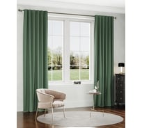 Портьера LEGRAND Канвас 150 на 260, шалфей ГП 58094713