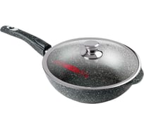 Сотейник Горница 280/82 мм, съемная ручка, с крышкой ПС3558