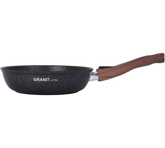 Сковорода Kukmara Granit ultra Blue 220 мм со съемной ручкой, антипригарное покрытие сгг222а