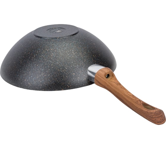 Сковорода-Wok Kukmara Granit Ultra Blue классическая 280/95 мм с ручкой, антипригарное покрытие свкгг280а