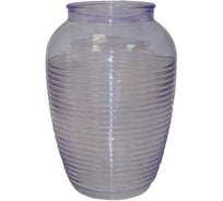 Ваза Никольский завод светотехнического стекла Луиза 2 высота 24 см лаванда 067002